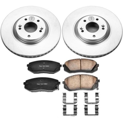 Power Stop 15-16 Hyundai Sonata Front Z17 Evolution Geomet Coated Brake Kit thumbnail 1