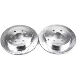 Power Stop 08-17 Buick Enclave Rear Evolution Drilled & Slotted Rotors - Pair thumbnail 2