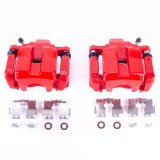 Power Stop 09-10 Pontiac Vibe Rear Red Calipers w/Brackets - Pair thumbnail 1