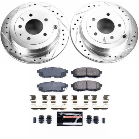 Power Stop 04-06 Mazda MPV Rear Z23 Evolution Sport Brake Kit thumbnail 1