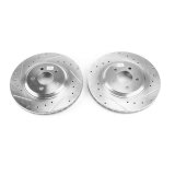 Power Stop 94-01 Ford Mustang Front Evolution Drilled & Slotted Rotors - Pair thumbnail 1