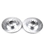 Power Stop 09-11 BMW 335d Front Evolution Drilled & Slotted Rotors - Pair thumbnail 1