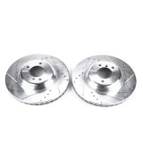 Power Stop 09-11 BMW 335d Front Evolution Drilled & Slotted Rotors - Pair thumbnail 2