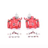 Power Stop 98-02 Honda Accord Rear Red Calipers w/Brackets - Pair thumbnail 1