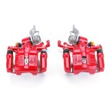 Power Stop 98-02 Honda Accord Rear Red Calipers w/Brackets - Pair thumbnail 2