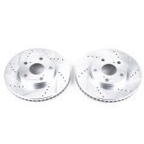 Power Stop 92-01 Lexus ES300 Front Evolution Drilled & Slotted Rotors - Pair thumbnail 1