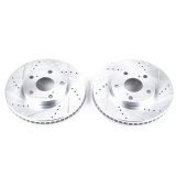 Power Stop 92-01 Lexus ES300 Front Evolution Drilled & Slotted Rotors - Pair thumbnail 2