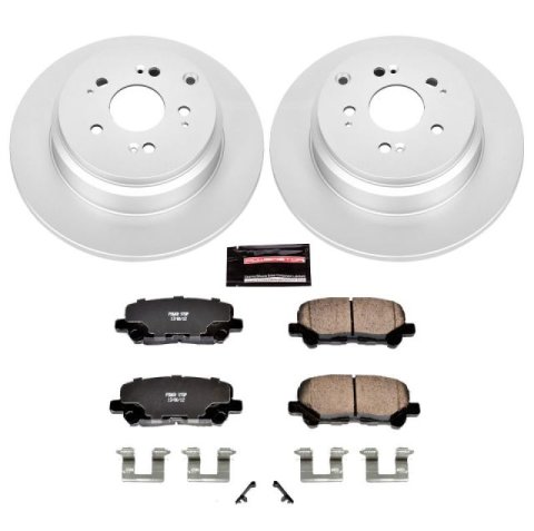 Power Stop 12-15 Honda Pilot Rear Z17 Evolution Geomet Coated Brake Kit thumbnail 1
