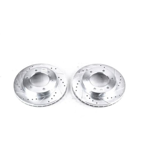 Power Stop 2002 Honda Passport Front Evolution Drilled & Slotted Rotors - Pair thumbnail 2