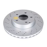 Power Stop 2015 Mercedes-Benz C250 Front Evolution High Carbon Geomet Coated Rotor thumbnail 2