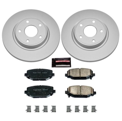Power Stop 12-16 Chrysler Town & Country Rear Z17 Evolution Geomet Coated Brake Kit thumbnail 1