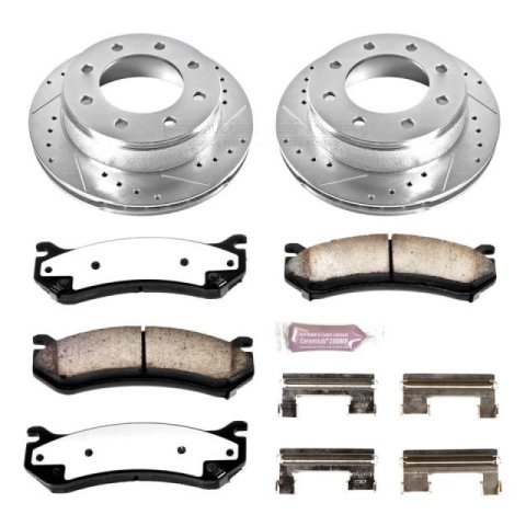 Power Stop 01-03 Chevrolet Silverado 1500 HD Rear Z36 Truck & Tow Brake Kit thumbnail 1