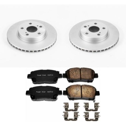 Power Stop 04-09 Toyota Prius Front Z17 Evolution Geomet Coated Brake Kit thumbnail 1