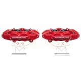 Power Stop 10-15 Lexus GX460 Front Red Calipers w/o Brackets - Pair thumbnail 2