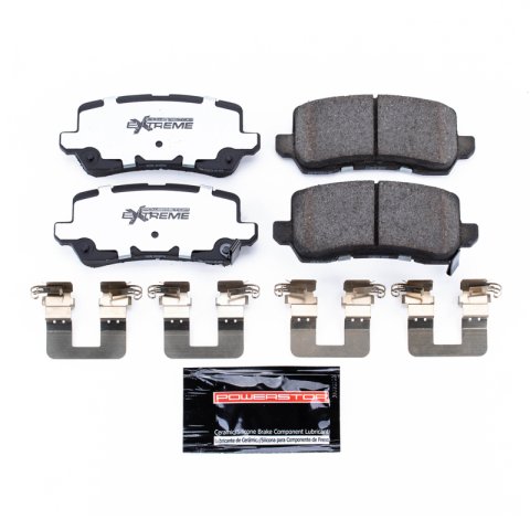 Power Stop 17-19 Acura MDX Rear Z26 Extreme Street Brake Pads w/Hardware thumbnail 1