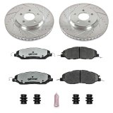 Power Stop 11-14 Ford Mustang Front Z26 Street Warrior Brake Kit thumbnail 1