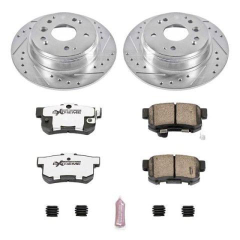Power Stop 04-08 Acura TL Rear Z26 Street Warrior Brake Kit thumbnail 1