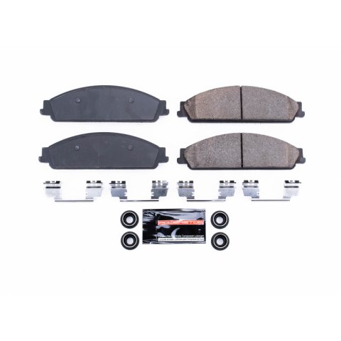 Power Stop 05-07 Ford Five Hundred Front Z23 Evolution Sport Brake Pads w/Hardware thumbnail 1