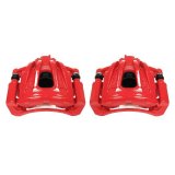 Power Stop 02-07 Jeep Liberty Front Red Calipers w/Brackets - Pair thumbnail 2
