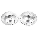 Power Stop 02-04 Infiniti I35 Front Evolution Drilled & Slotted Rotors - Pair thumbnail 2