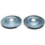 Power Stop 06-13 Chevrolet Corvette Front Evolution Drilled & Slotted Rotors - Pair thumbnail 1