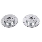 Power Stop 03-04 Dodge Dakota Front Evolution Drilled & Slotted Rotors - Pair thumbnail 1