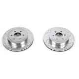 Power Stop 03-04 Dodge Dakota Front Evolution Drilled & Slotted Rotors - Pair thumbnail 2