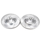 Power Stop 99-06 Audi TT Front Evolution Drilled & Slotted Rotors - Pair thumbnail 1