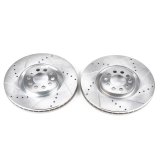 Power Stop 99-06 Audi TT Front Evolution Drilled & Slotted Rotors - Pair thumbnail 2