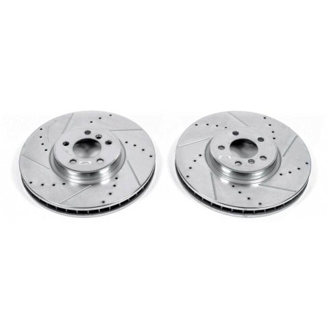 Power Stop 11-18 BMW X5 Front Evolution Drilled & Slotted Rotors - Pair thumbnail 4