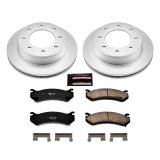 Power Stop 01-03 Chevrolet Silverado 1500 HD Rear Z17 Evolution Geomet Coated Brake Kit thumbnail 1
