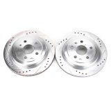 Power Stop 08-18 Cadillac CTS Rear Evolution Drilled & Slotted Rotors - Pair thumbnail 2