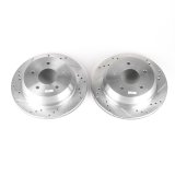 Power Stop 98-05 Chevrolet Blazer Rear Evolution Drilled & Slotted Rotors - Pair thumbnail 1