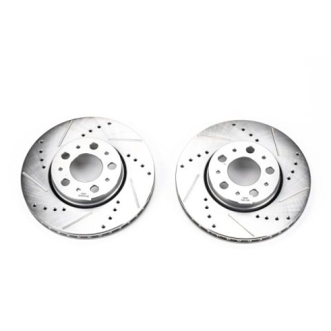 Power Stop 01-07 Volvo S60 Front Evolution Drilled & Slotted Rotors - Pair thumbnail 2