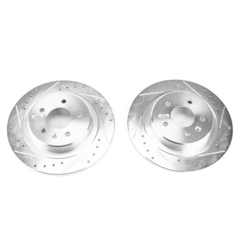 Power Stop 16-18 Buick Envision Rear Evolution Drilled & Slotted Rotors - Pair thumbnail 1