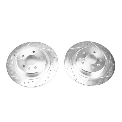 Power Stop 16-18 Buick Envision Rear Evolution Drilled & Slotted Rotors - Pair thumbnail 2