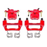 Power Stop 09-13 Subaru Forester Rear Red Calipers w/Brackets - Pair thumbnail 2