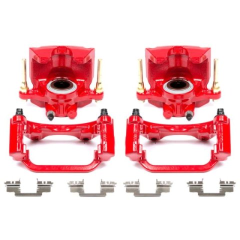 Power Stop 07-16 Cadillac Escalade Rear Red Calipers w/Brackets - Pair thumbnail 2