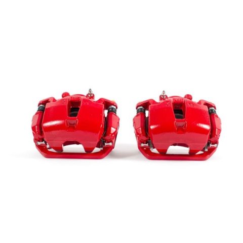 Power Stop 03-05 Infiniti FX35 Front Red Calipers w/Brackets - Pair thumbnail 2