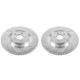 Power Stop 16-18 Ford Focus Front Evolution Drilled & Slotted Rotors - Pair thumbnail 1