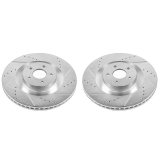 Power Stop 16-18 Ford Focus Front Evolution Drilled & Slotted Rotors - Pair thumbnail 2