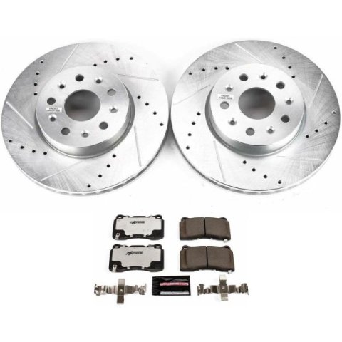 Power Stop 16-18 Cadillac CT6 Front Z26 Street Warrior Brake Kit thumbnail 3