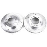 Power Stop 03-09 Toyota 4Runner Front Evolution Drilled & Slotted Rotors - Pair thumbnail 1