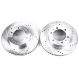 Power Stop 03-09 Toyota 4Runner Front Evolution Drilled & Slotted Rotors - Pair thumbnail 2