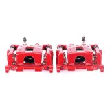 Power Stop 09-14 Nissan Maxima Rear Red Calipers w/Brackets - Pair thumbnail 2