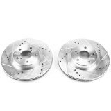 Power Stop 17-19 Subaru Impreza Front Evolution Drilled & Slotted Rotors - Pair thumbnail 1