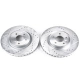 Power Stop 09-11 Ford Flex Front Evolution Drilled & Slotted Rotors - Pair thumbnail 1