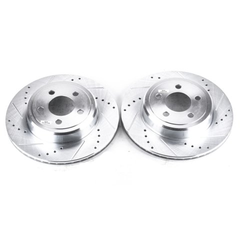 Power Stop 05-19 Chrysler 300 Rear Evolution Drilled & Slotted Rotors - Pair thumbnail 1
