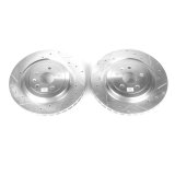 Power Stop 09-18 Cadillac CTS Rear Evolution Drilled & Slotted Rotors - Pair thumbnail 1