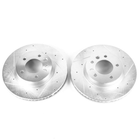 Power Stop 04-06 Porsche Cayenne Front Evolution Drilled & Slotted Rotors - Pair thumbnail 7